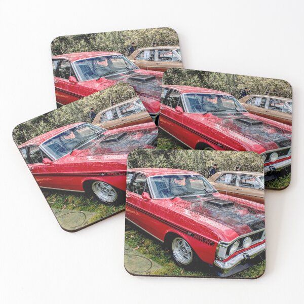 Item preview, Rain spattered Misted bonnet Ford Falcon GTHO designed and sold by Cars around Adelaide.
