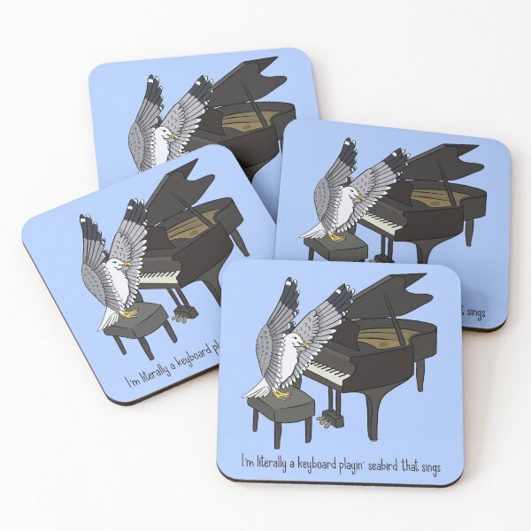Item preview, Keyboard Playing Seabird That Sings designed and sold by AliceCorsairs.