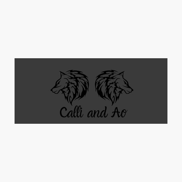 Calli and Ao Photographic Print