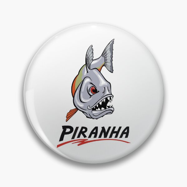 Item preview, Scary Piranha Cartoon Sticker designed and sold by SunNoonPark.