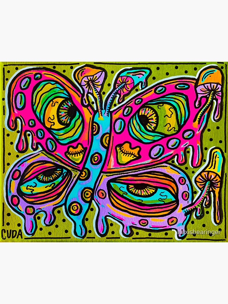 "Butterfly Eyes" Sticker by alexisbearinger Redbubble