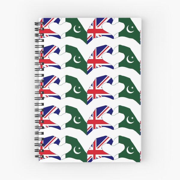 Item preview, We Heart UK & Pakistan Patriot Flag Series designed and sold by Carbon-Fibre Media.