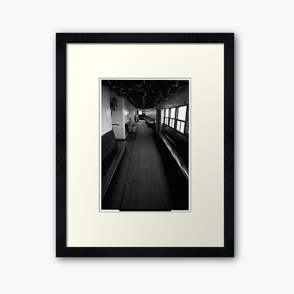 The Ongiara - interior decks 1969 Framed Art Print