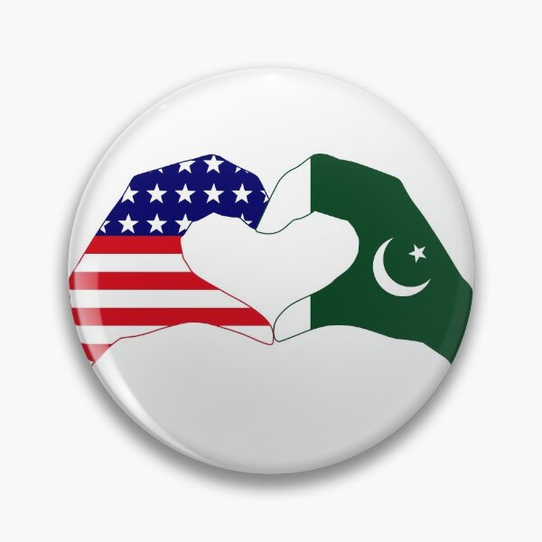 Item preview, We Heart USA & Pakistan Patriot Flag Series designed and sold by Carbon-Fibre Media.
