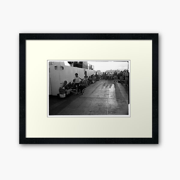 A trip to the Toronto Islands 1969 Framed Art Print