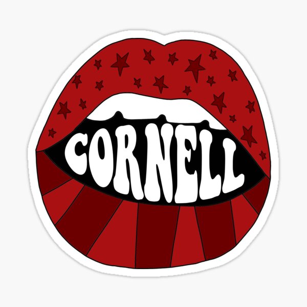 Cornell Lip Sticker