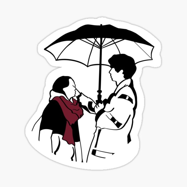 Rainy Goblin Silhouettes Sticker