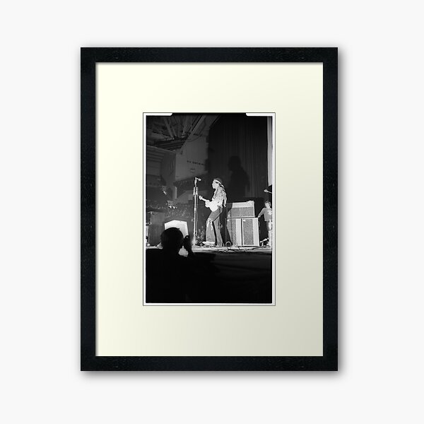 Jimi at the 03:05:69 show at Maple Leaf Gardens Framed Art Print