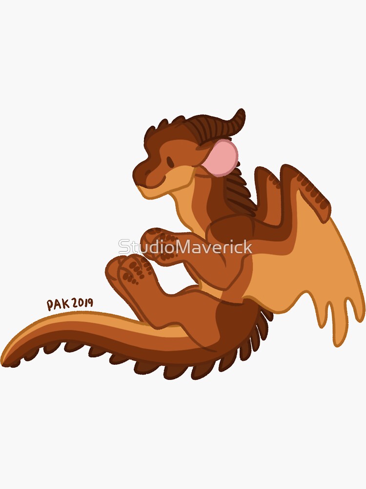 Clay Wof Wings Of Fire Sticker For Sale By Studio Maverick Redbubble