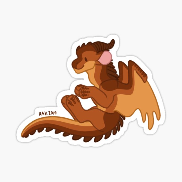 "Clay WOF Wings of Fire" Sticker for Sale by Studio Maverick Redbubble
