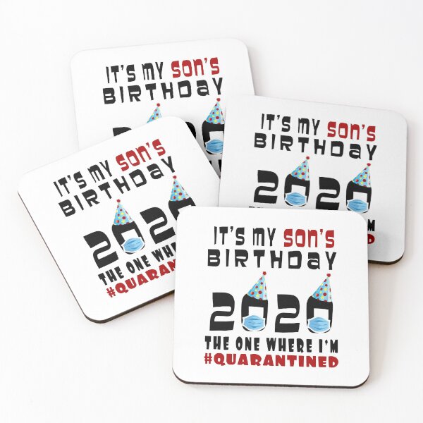 Item preview, Its My Sons Birthday 2020 The One Where im Quarantined Social Distancing Gifts  designed and sold by AnimaLovers.