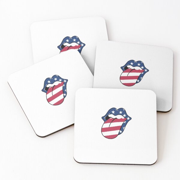 Item preview, red white and blue tongue designed and sold by ideasbymadison.