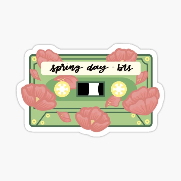 spring day bts sticker Sticker