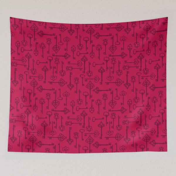 Item preview, Antique Keys Red designed and sold by Cecilia Mok.