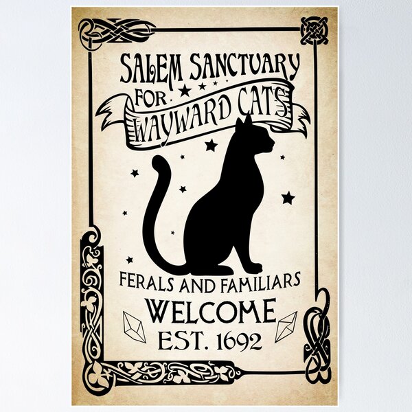 Aperçu de l'œuvre Salem chat noir créée et vendue par Calais99.