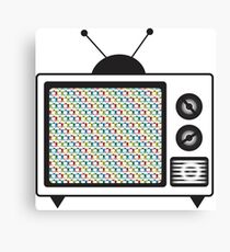Retro Tv Canvas Print