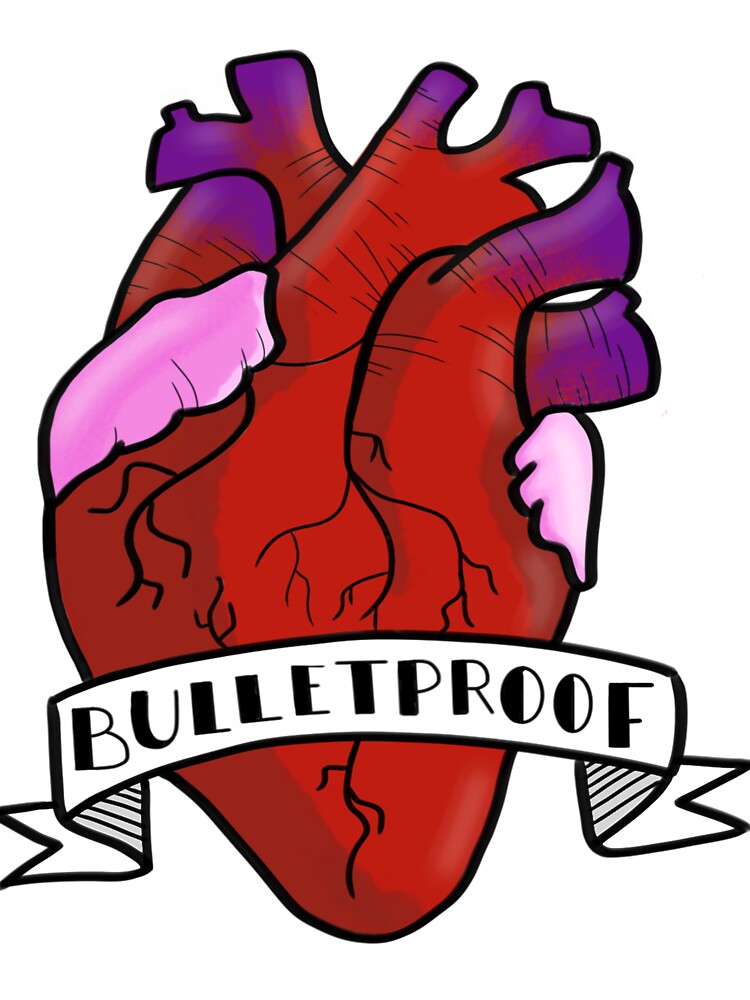 Bulletproof Heart Kids T Shirt By The Bone Weaver Redbubble bulletproof heart kids t shirt by the bone weaver redbubble