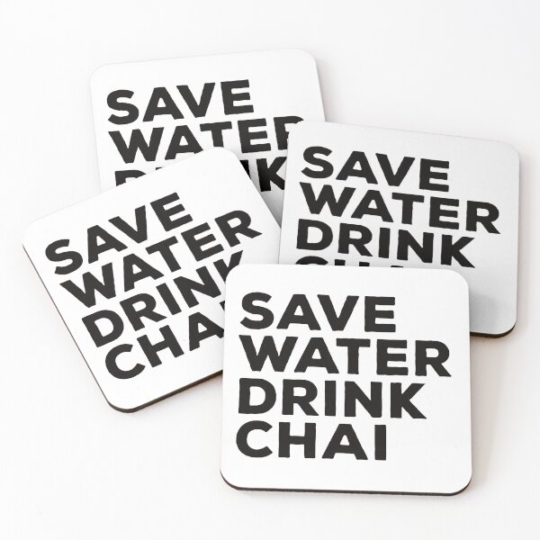 Item preview, Save Water Drink Chai designed and sold by teesaurus.