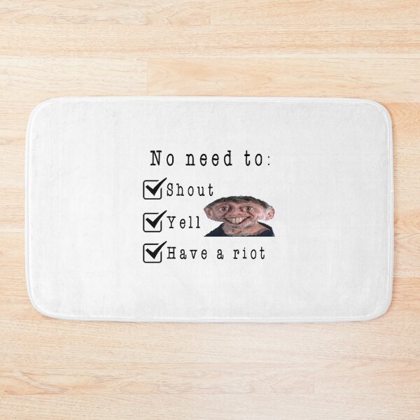 Item preview, no need to shout meme designed and sold by katiekaldrovics.