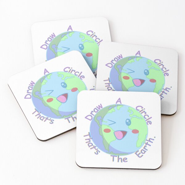 Item preview, Draw A Circle That's The Earth designed and sold by PandaPieArts.