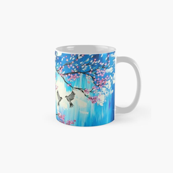 Cherry Blossom Travel Mug – Amy's Coffee Mugs