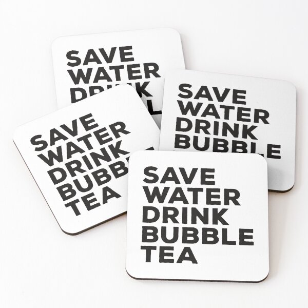 Artikelvorschau, Sparen Sie Wasser trinken Bubble Tea entworfen und verkauft von teesaurus.