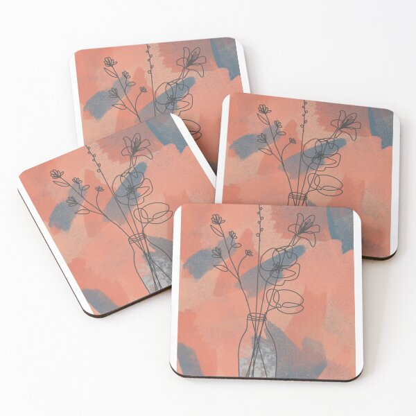 Item preview, colorful simple flowers in vase designed and sold by eaudrey93.