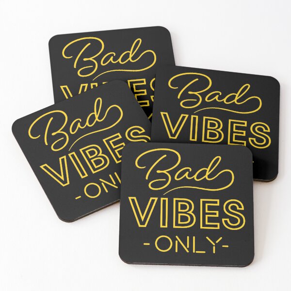 Item preview, Bad Vibes Only - Yellow designed and sold by consolecadet.
