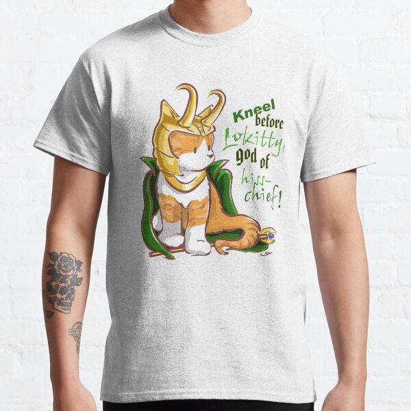 Kneel Before Lokitty! (chibi version) Classic T-Shirt