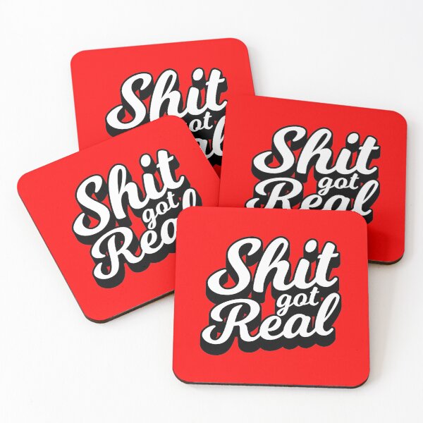 Item preview, Shit Got Real designed and sold by chrismanubag.