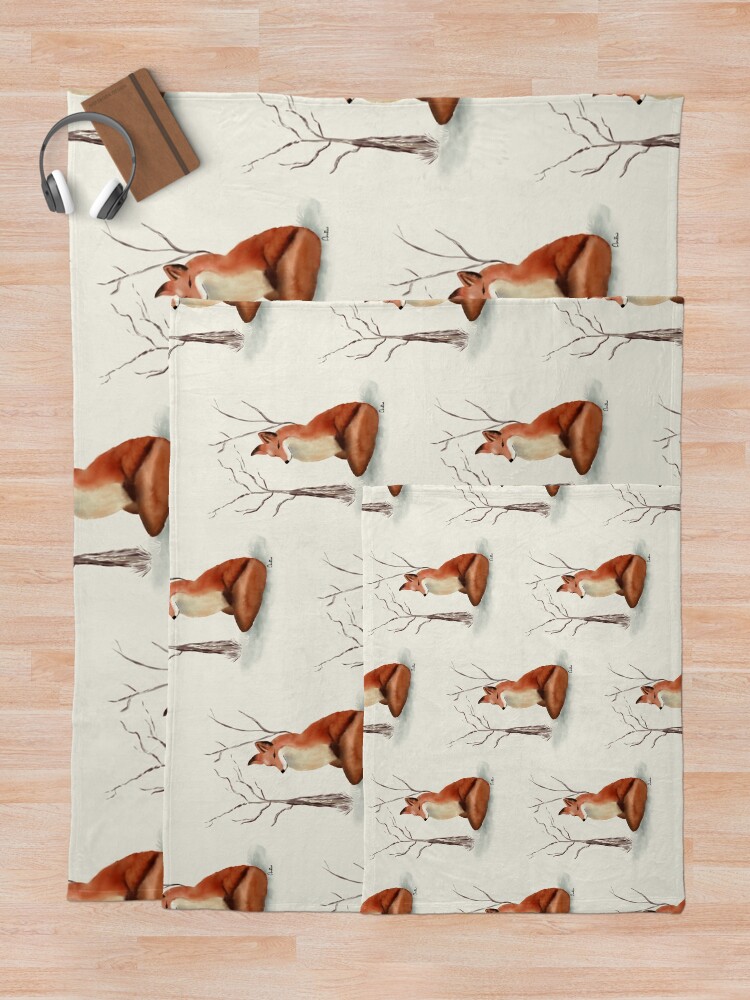 Alternate view of Fox Throw Blanket