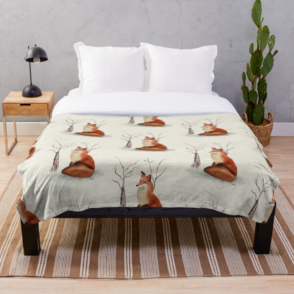 Fox Throw Blanket