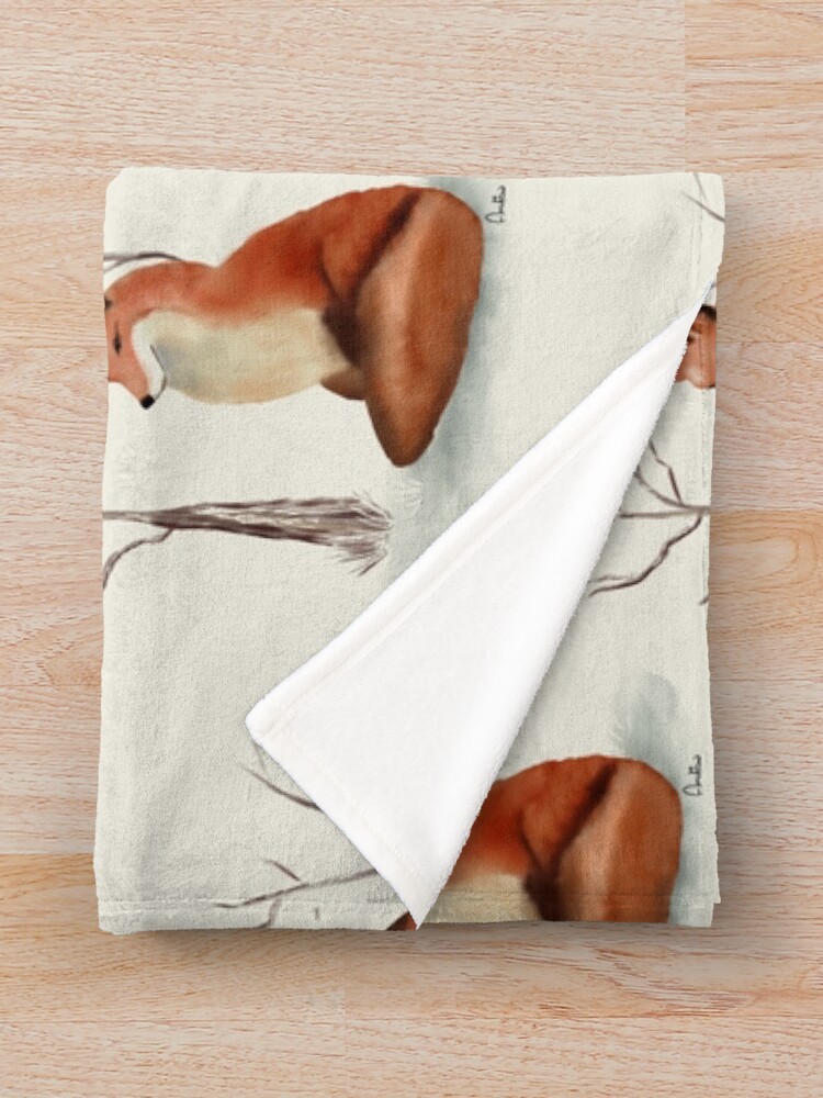 Alternate view of Fox Throw Blanket