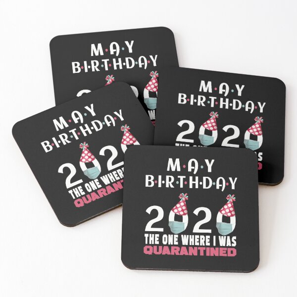 Item preview, May Birthday 2020 The One Where I'm Quarantined Quote Funny Social Distancing Birthday Gift Idea  designed and sold by AnimaLovers.