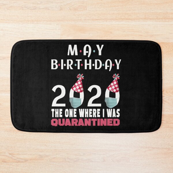 Item preview, May Birthday 2020 The One Where I'm Quarantined Quote Funny Social Distancing Birthday Gift Idea  designed and sold by AnimaLovers.