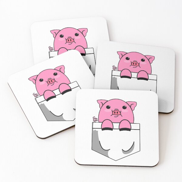 Item preview, Cute Pig in a Pocket designed and sold by monkeyguy3000.