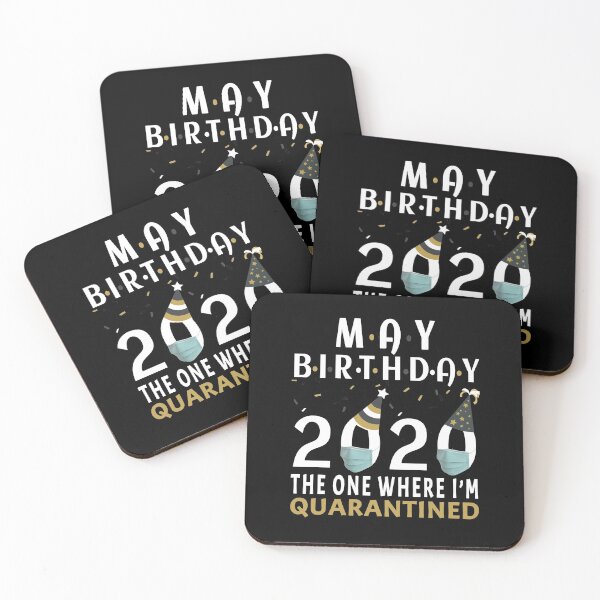Item preview, May Birthday 2020 The One Where I'm Quarantined Quote Funny Social Distancing Birthday Gift Idea  designed and sold by AnimaLovers.