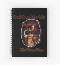 Don't forget to visit the Pirate Cove! Spiral Notebook