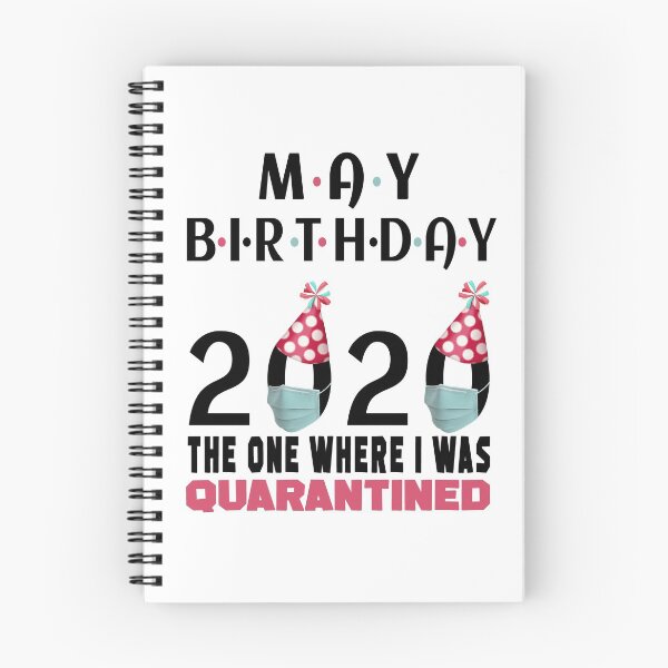 Item preview, May Birthday 2020 The One Where I'm Quarantined Quote Funny Social Distancing Birthday Gift Idea  designed and sold by AnimaLovers.