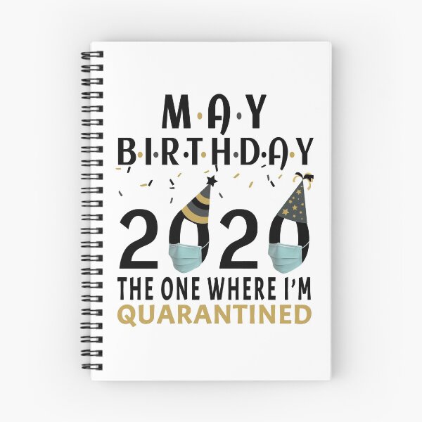 Item preview, May Birthday 2020 The One Where I'm Quarantined Quote Funny Social Distancing Birthday Gift Idea  designed and sold by AnimaLovers.