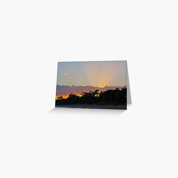 Jibbon Beach Sunrise Greeting Card