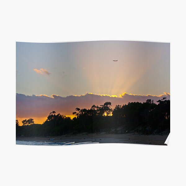 Jibbon Beach Sunrise Poster