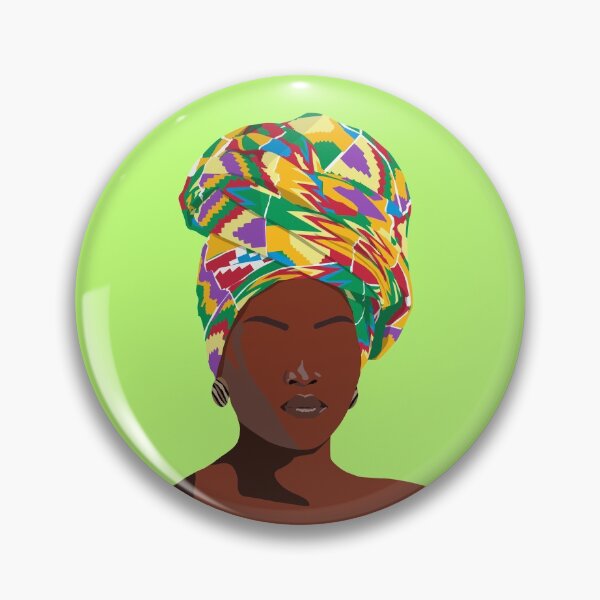 Item preview, Beautiful Lady in Headgear  designed and sold by dyesandpigments.
