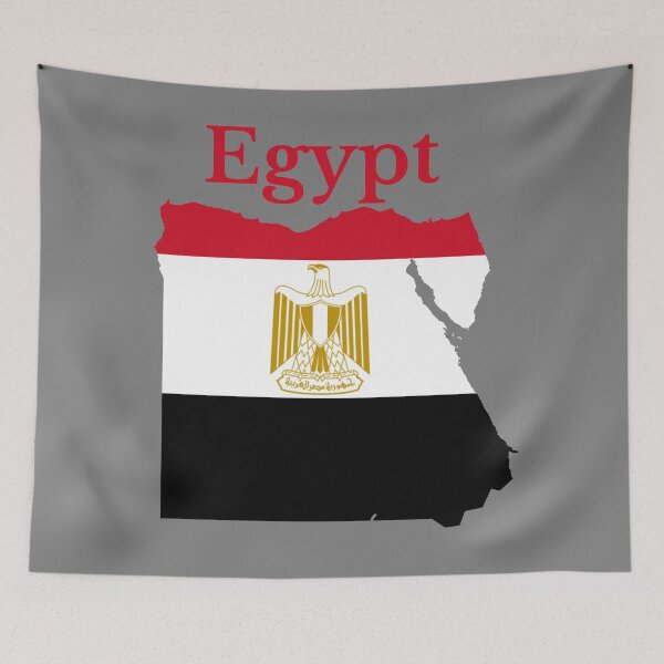 Item preview, Egypt Flag Map designed and sold by marosharaf.