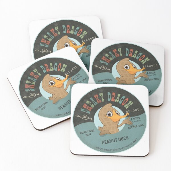 Item preview, Peanut Duck Sneaky Dragon Record designed and sold by SpruceTavern.