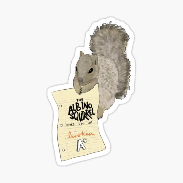 Item preview, Albino Squirrel designed and sold by nataliewillyams.