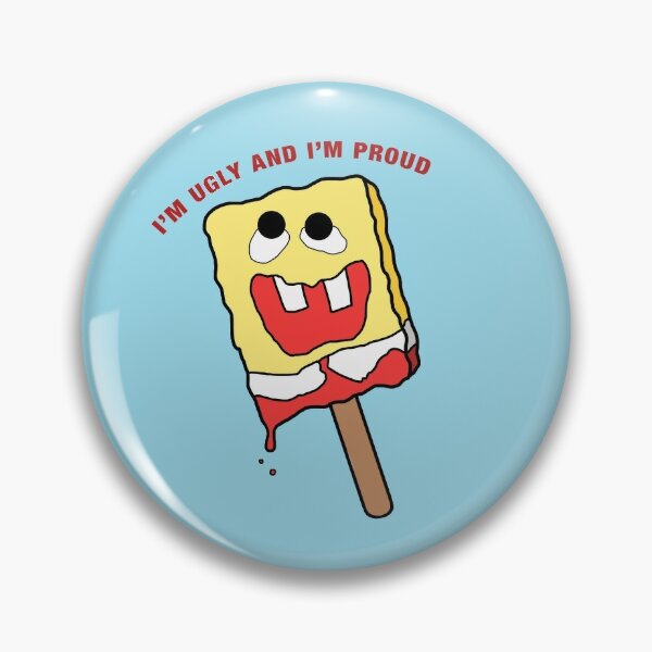 Spongebob Squarepants Meme Pins And Buttons Redbubble - ugly spongebob roblox