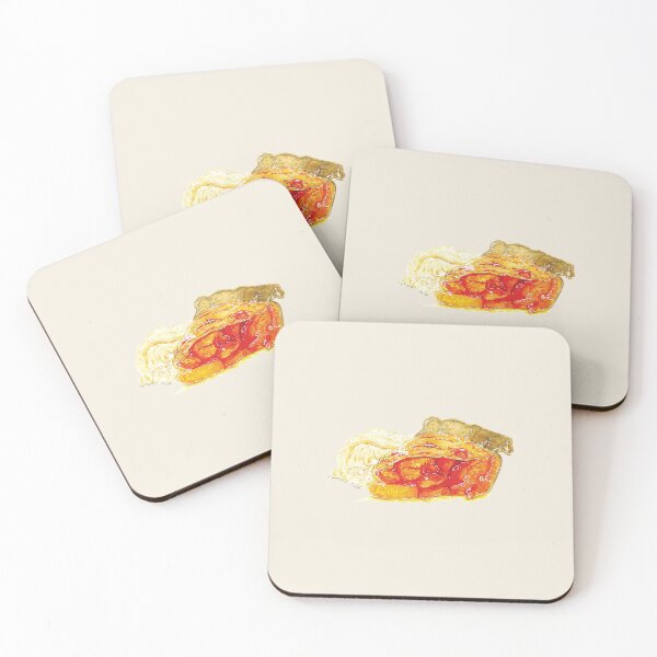 Item preview, Watercolor Peach Pie designed and sold by bslatecreations.