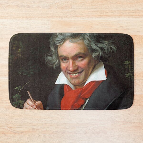 Item preview, Smiling Ludwig Van Beethoven art famous music composer meme designed and sold by MindChirp.