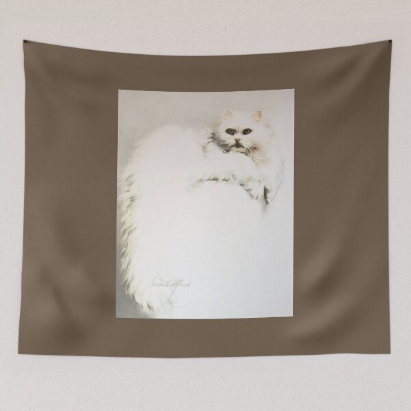 Item preview, White Persian Cat designed and sold by Sara Moon.